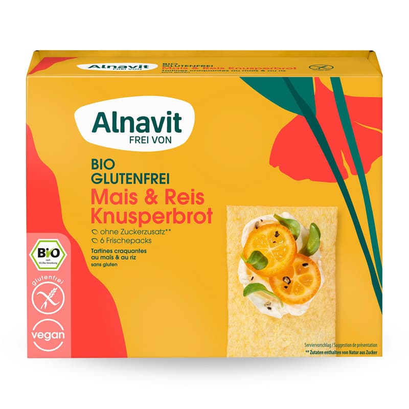 Alnavit BIO Crispy Bread Corn & Rice