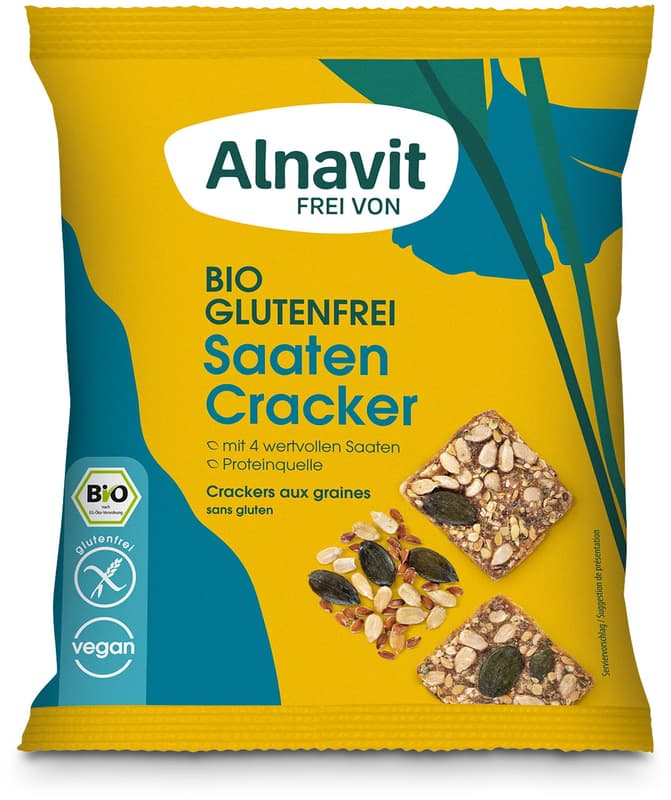 Alnavit BIO Saaten Cracker glutenfrei