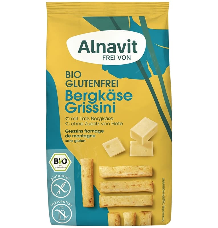 Alnavit BIO Bergkäse Grissini glutenfrei