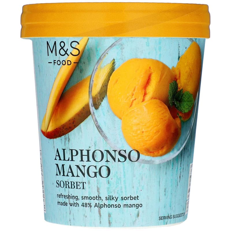 Marks & Spencer Alphonso Mango Sorbet