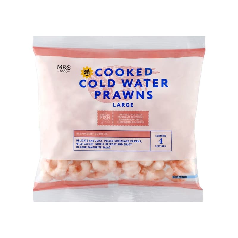Marks & Spencer Extra Large Cooked Cold Water Prawns