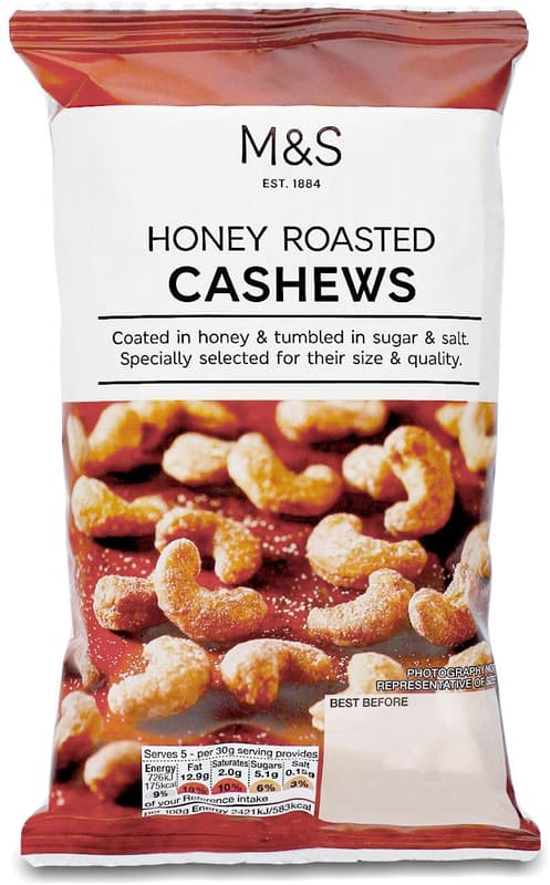 Marks & Spencer Honey Roasted Cashews