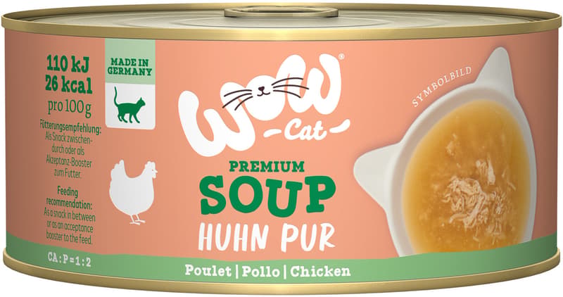 WOW CAT Suppe mit Huhn