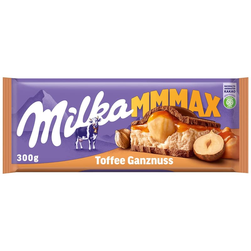 Milka Großtafel Toffee Ganznuss