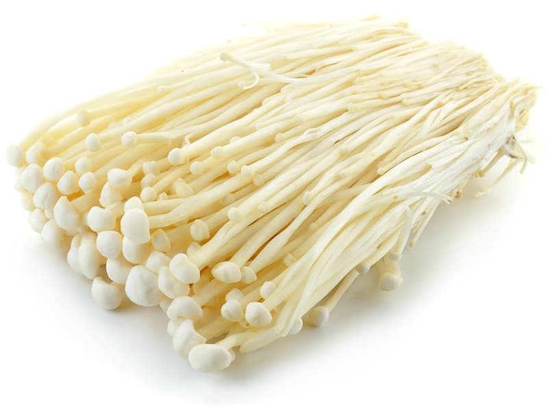 Enoki mushroom, shell
