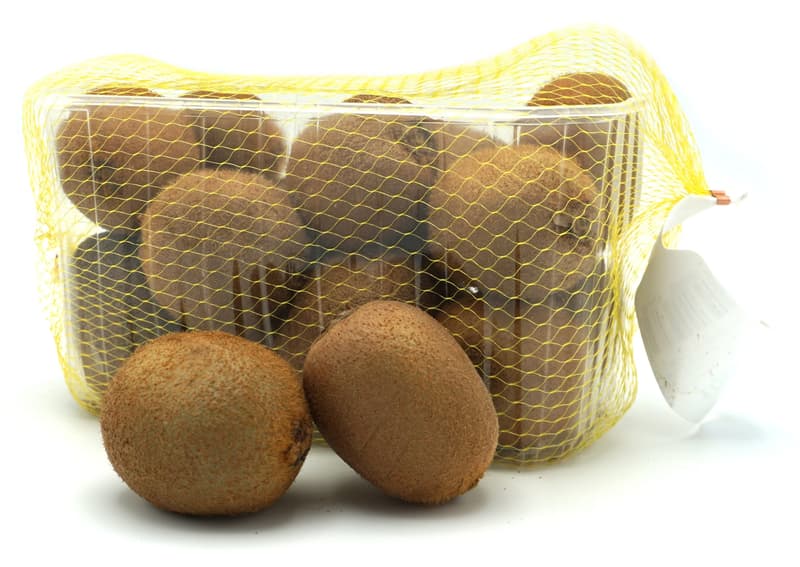 Kiwi grün, Schale