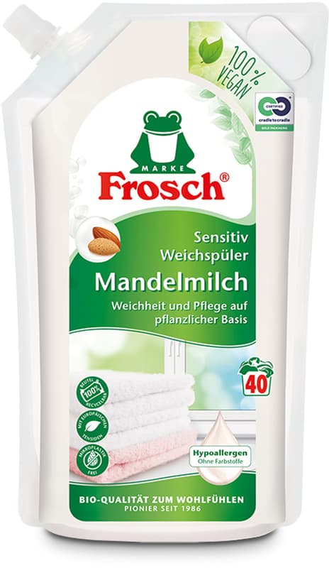 Frosch Almond Milk Sensitive Fabric Softener (40WL)
