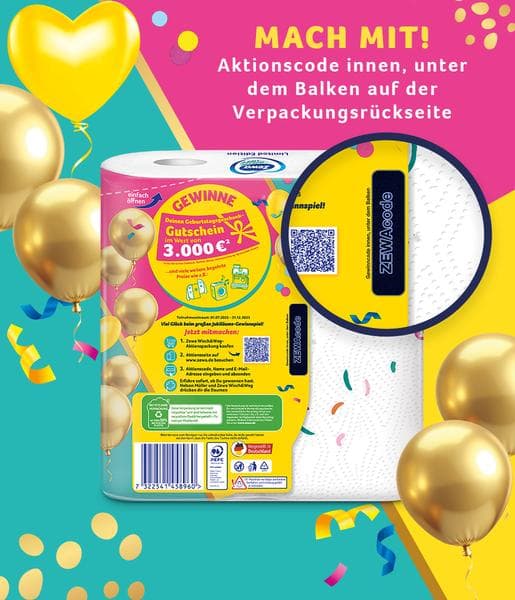 Zewa Toilet Paper Smart 3-ply
