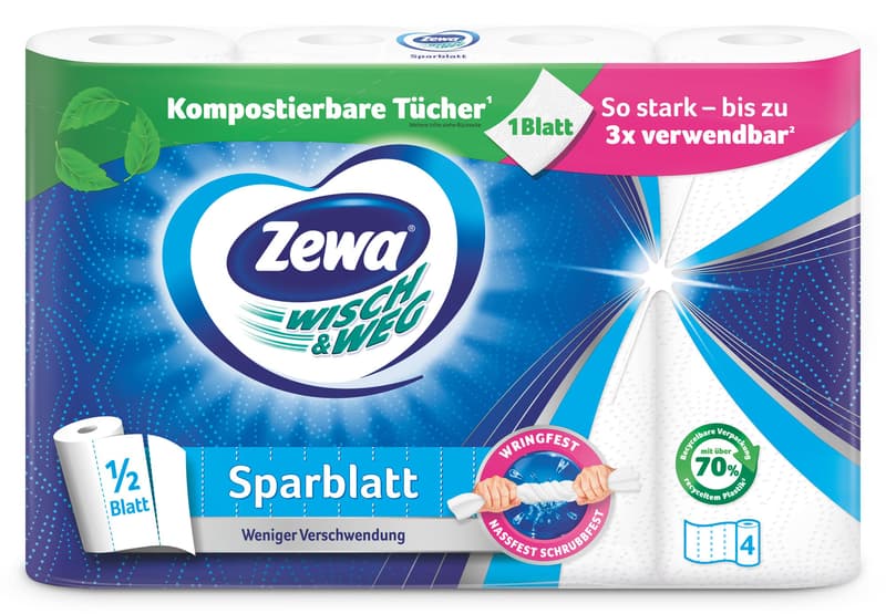Zewa Wisch&Weg economy sheet 4x74 sheets