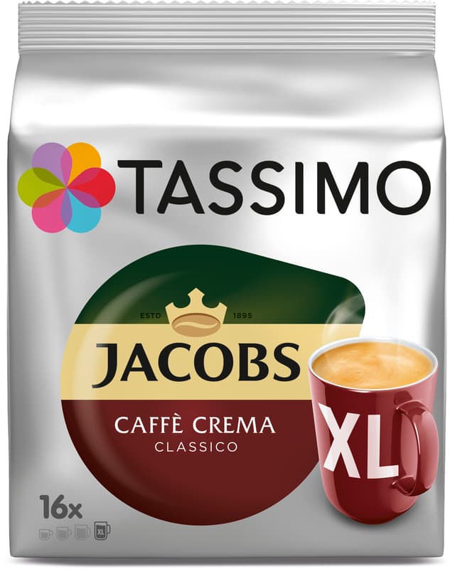 Tassimo Jacobs Caffè Crema XL 16 Kapseln