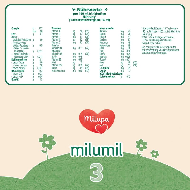 Milupa Milumil 3