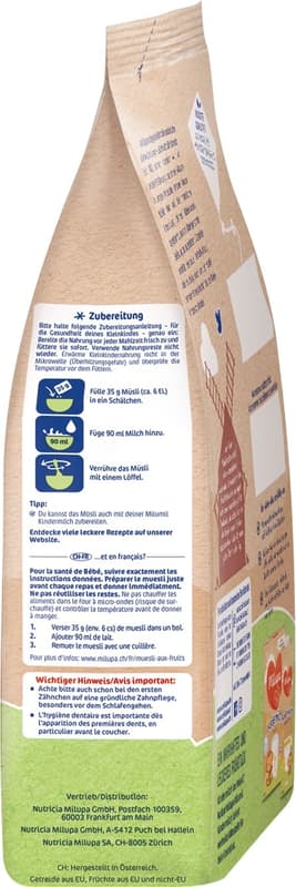 Milupa Kindermüsli Früchte