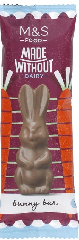 Marks & Spencer Schokoladenriegel "Hase" ohne Milch
