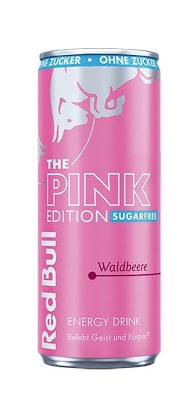 Red Bull Energy Drink Pink Edition, Sugarfree, Waldbeere, 250ml (EINWEG)