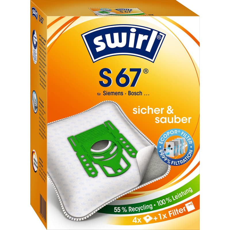 Swirl S 67 EcoPor® for Siemens/Bosch