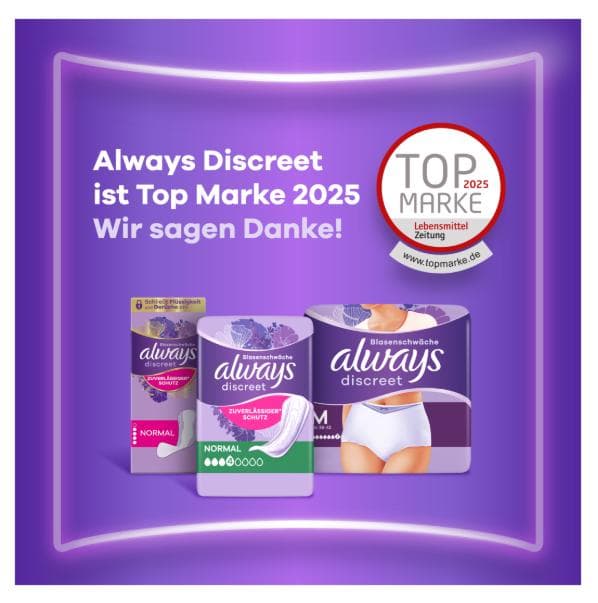 Always Discreet Incontinence Pads For Women Ultimate Day 20 pieces