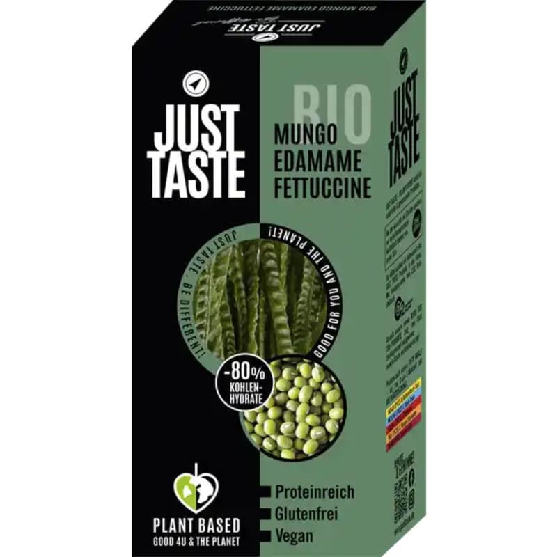 Just Taste Bio Mungo-Edamame Fettuccine glutenfrei
