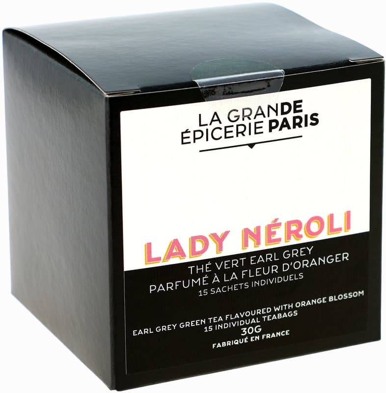 La Grande Épicerie Earl Grey Grüner Tee aromatisiert mit Orangenblüten, in Beutel