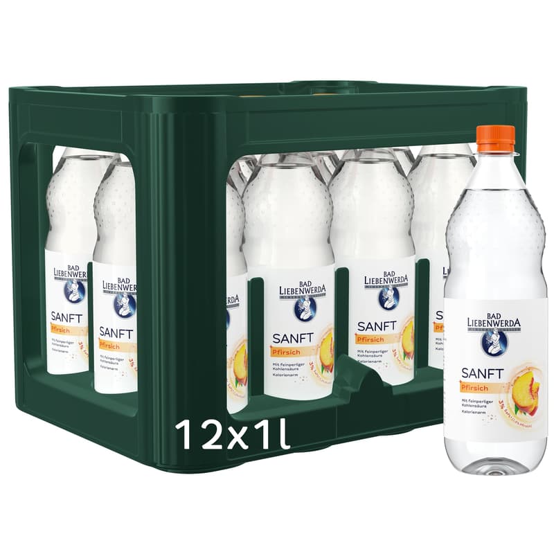 Bad Liebenwerda Sanft + Pfirsich 12x1l (MEHRWEG)