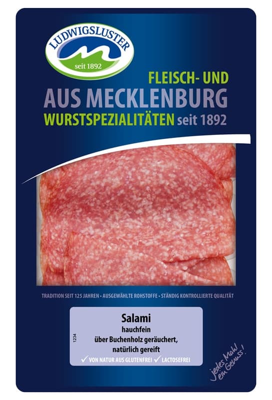 Ludwigsluster Salami hauchfein