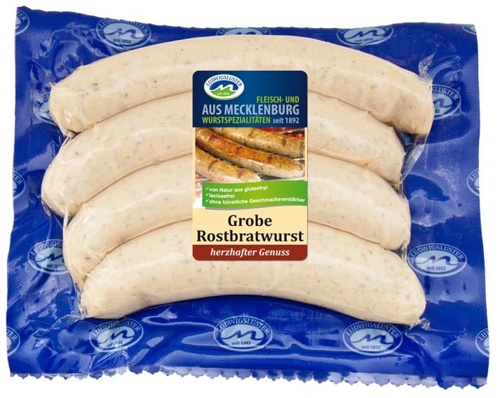Ludwigsluster Grobe Rostbratwurst