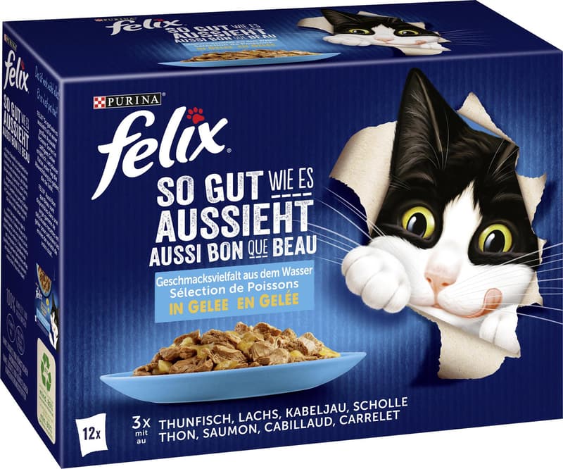 Felix As good as it looks Flavor variety from water to jelly