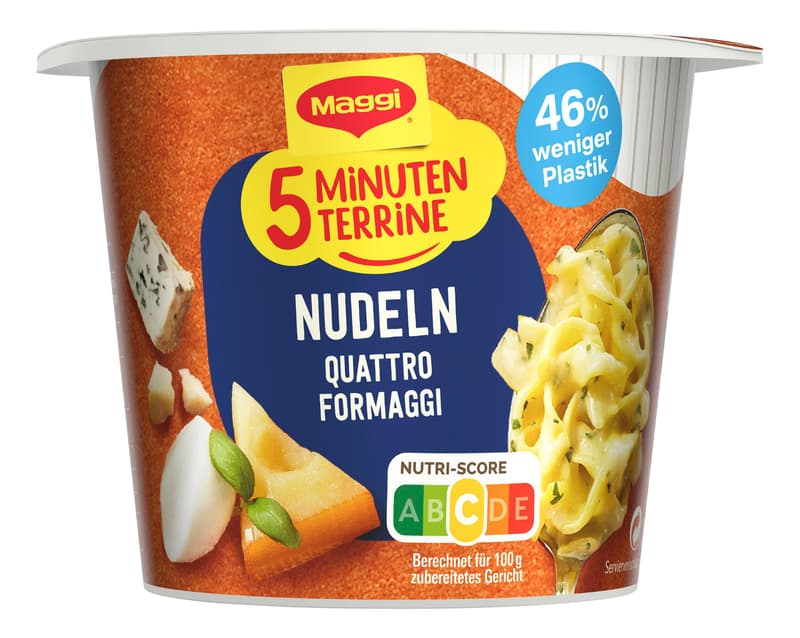 MAGGI 5 Minuten Terrine Nudeln Quattro Formaggi