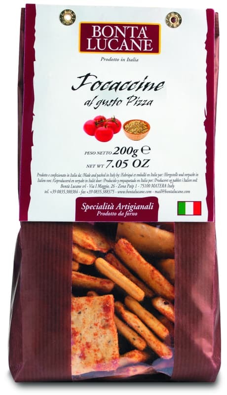 Bontà Lucane Focaccine al gusto Pizza