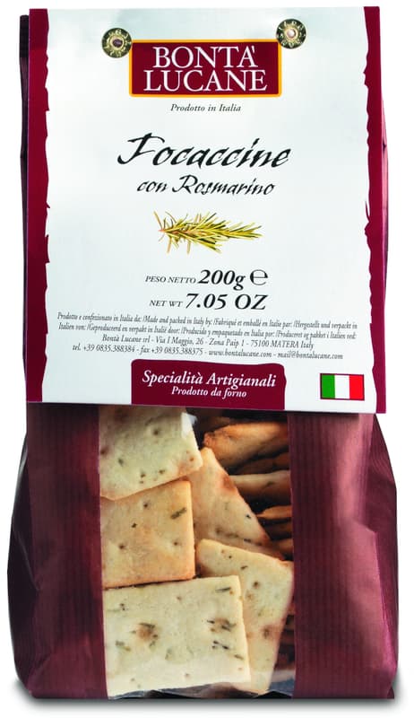 Bontà Lucane Focaccine con rosmarino