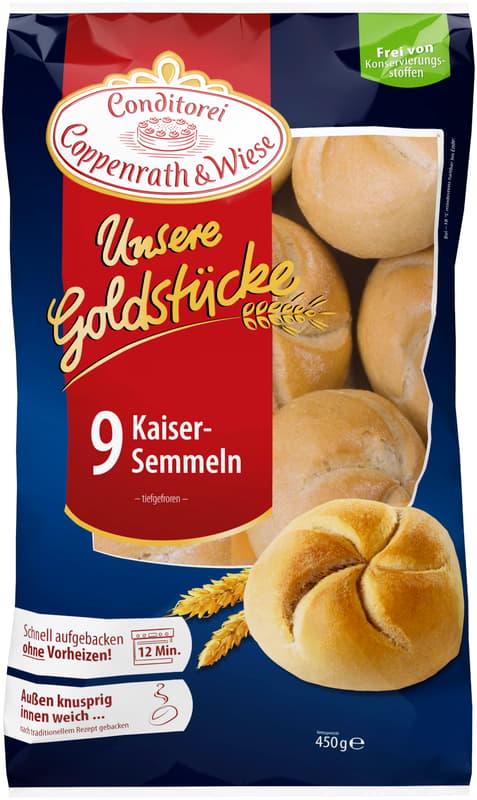 Conditorei Coppenrath & Wiese Kaiser-Semmeln 9 Stück