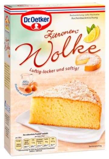 Dr. Oetker Zitronen Wolke