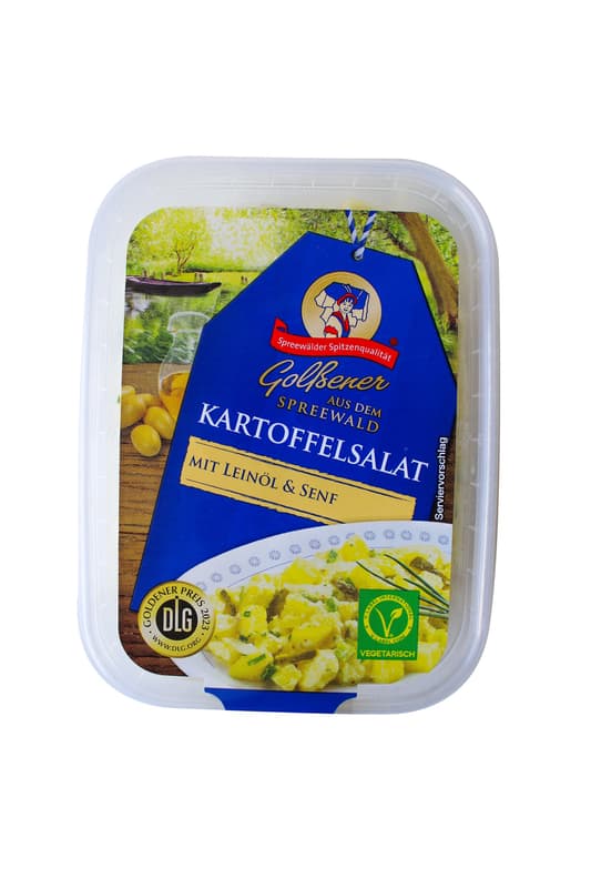 Golßener Kartoffelsalat mit Leinöl & Senf