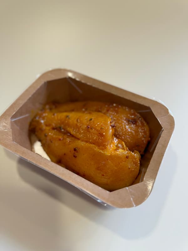 Traditionsgeflügel Hähnchen Filet Schnitzel mariniert Curry
