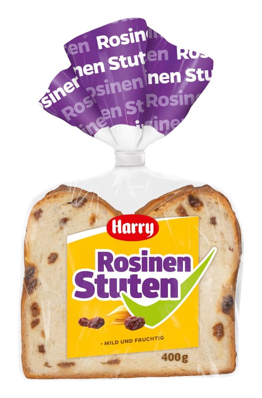 Harry Raisin Loaves cut