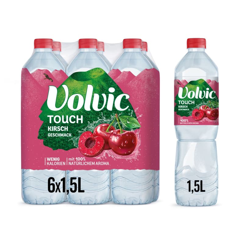 Volvic Touch Kirsche 6x1,5l (EINWEG)
