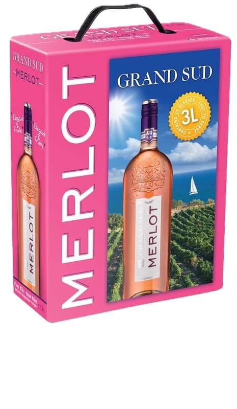 Grand Sud Merlot Rosé - Bag in Box