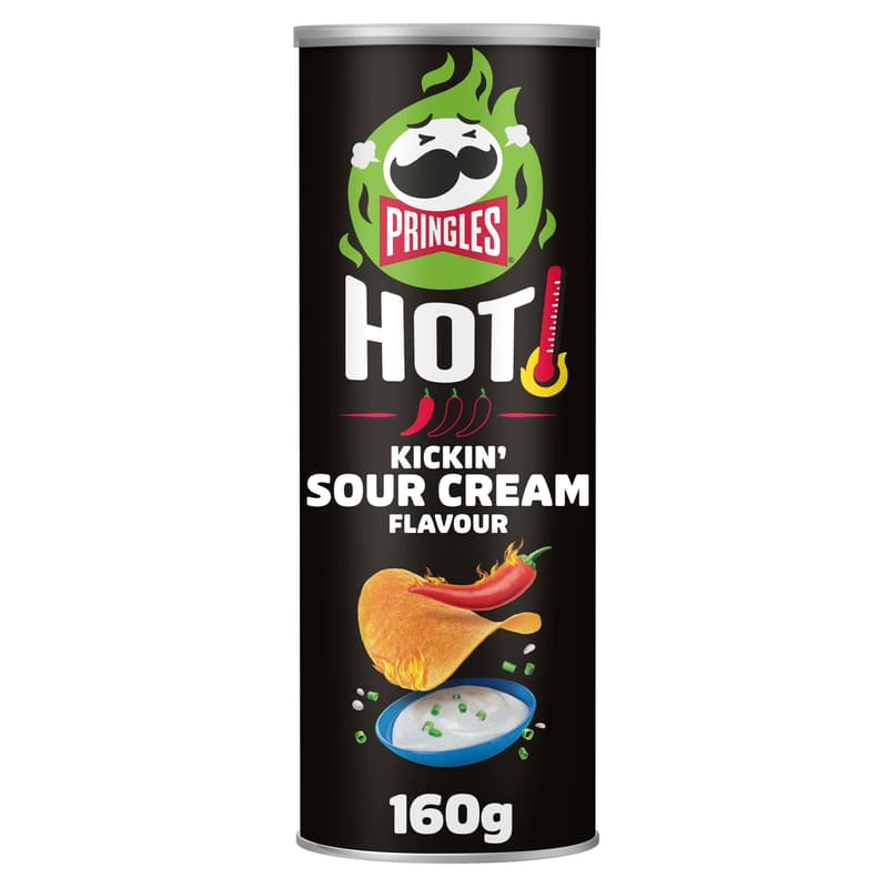Pringles Hot Kickin' Sour Cream Flavour
