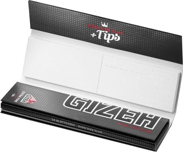 Gizeh Black KS Slim+Tips 26/34