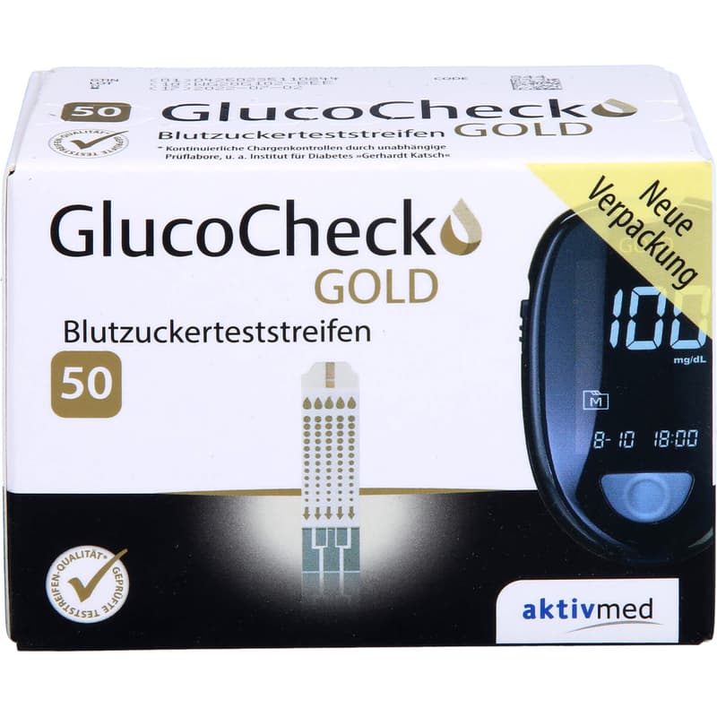 GLUCOCHECK GOLD Blutzuckerteststreifen