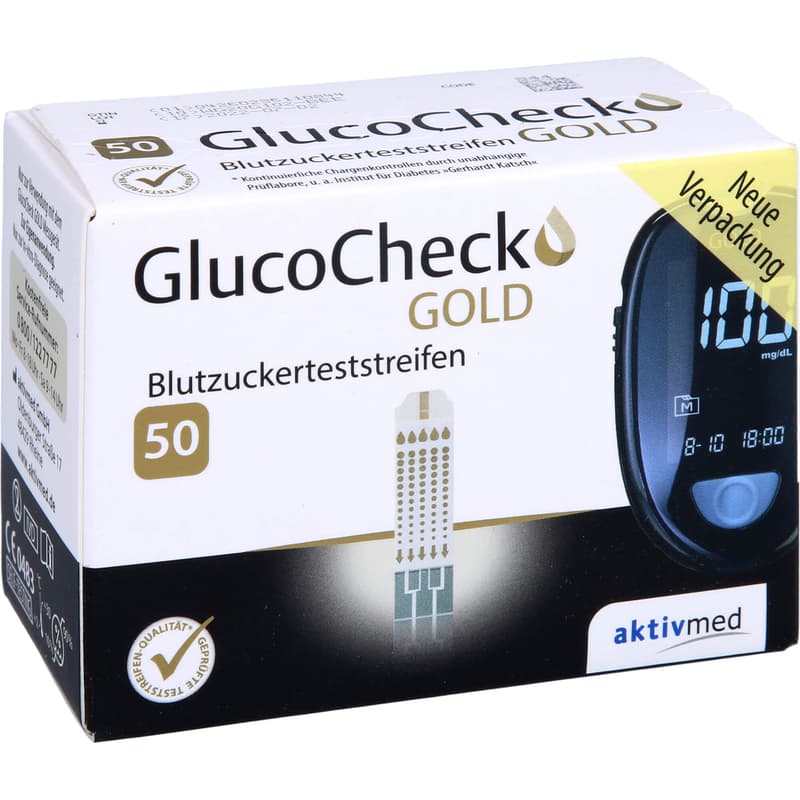 GLUCOCHECK GOLD Blutzuckerteststreifen