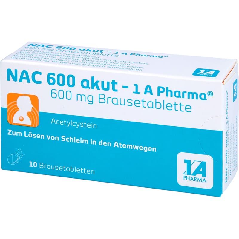 NAC 600 akut-1A Pharma Brausetabletten