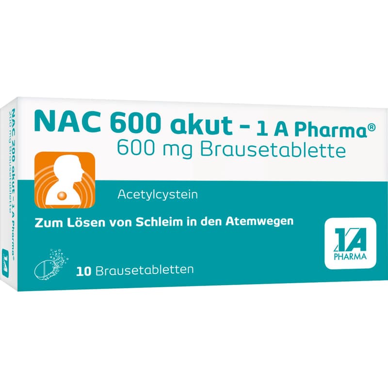 NAC 600 akut-1A Pharma Brausetabletten