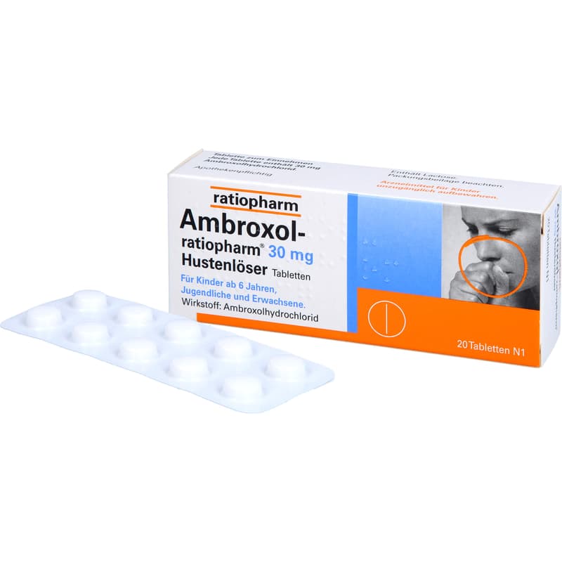 AMBROXOL-ratiopharm 30 mg Hustenlöser Tabletten