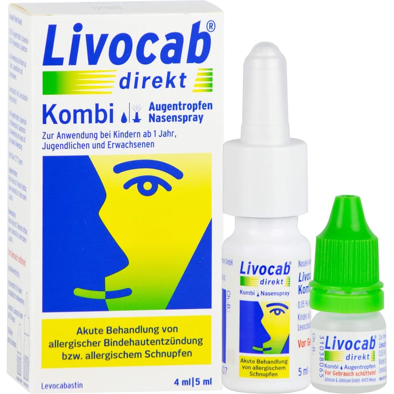 LIVOCAB direkt Kombi 4 ml Augentr.+5 ml Nasenspray