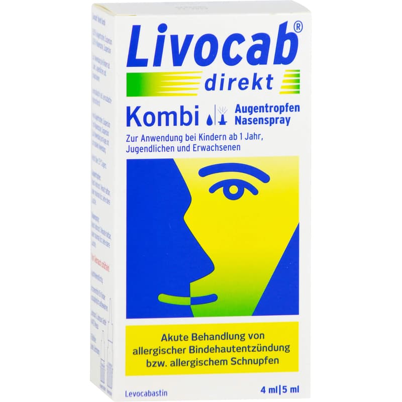 LIVOCAB direkt Kombi 4 ml Augentr.+5 ml Nasenspray