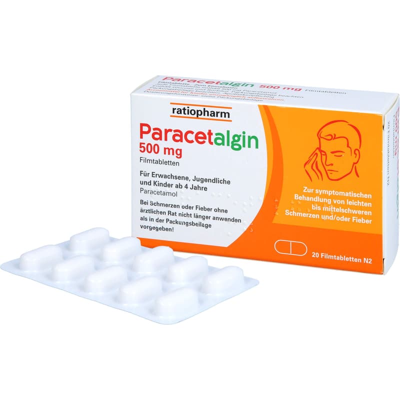 PARACETALGIN 500 mg Filmtabletten