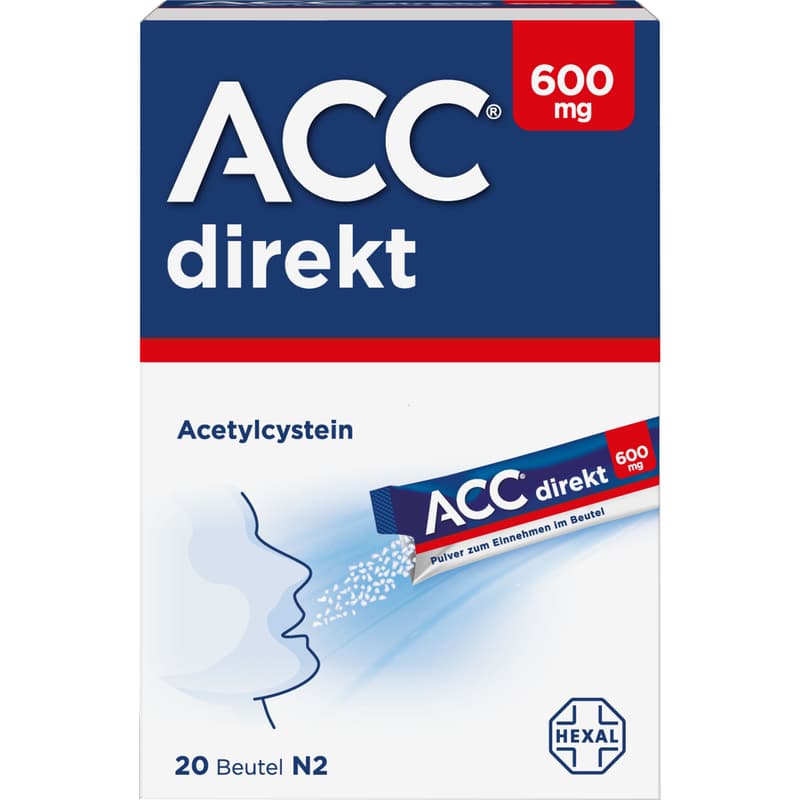 ACC direkt 600 mg Pulver zum Einnehmen im Beutel