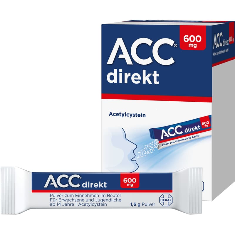 ACC direkt 600 mg Pulver zum Einnehmen im Beutel