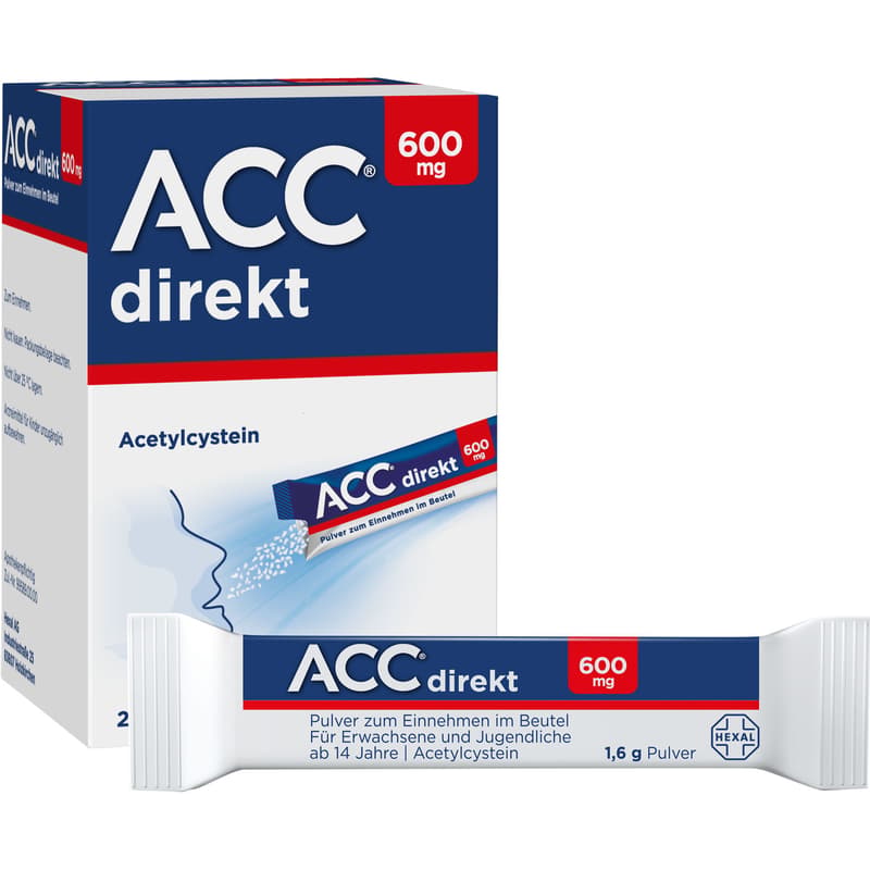 ACC direkt 600 mg Pulver zum Einnehmen im Beutel