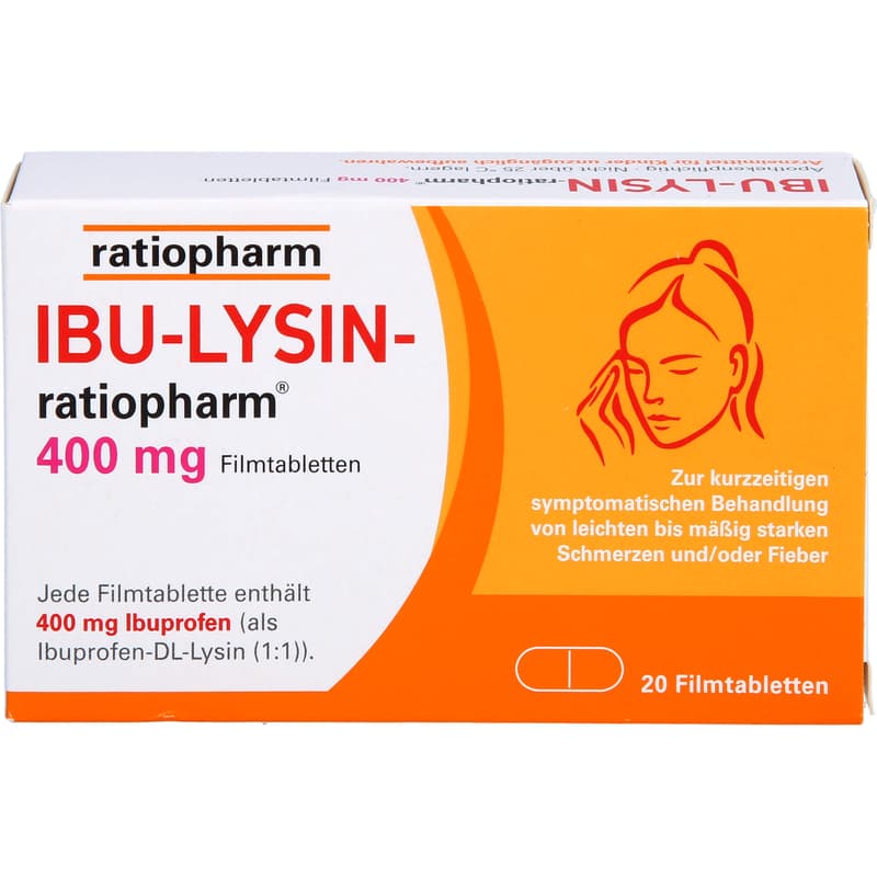 IBU-LYSIN-ratiopharm 400 mg film-coated tablets